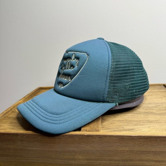 Blue Beverly Hills Rodeo Trucker Hat - Picture 4 of 10